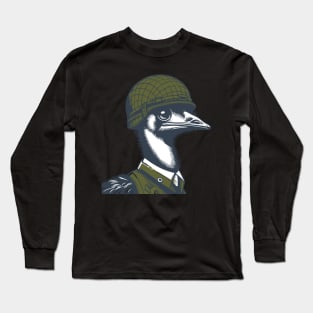 Great Emu War - This Bird Fights for Freedom! Long Sleeve T-Shirt